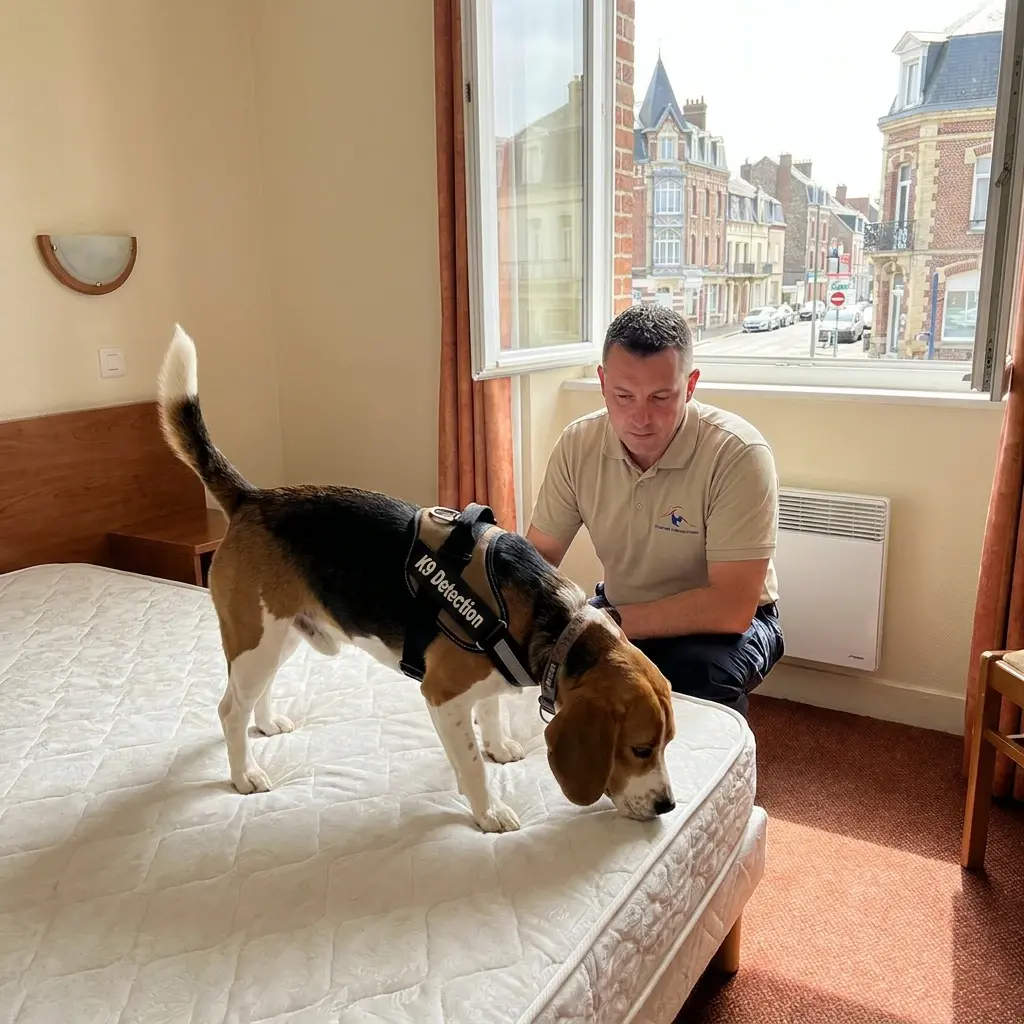 Détection canine punaise de lit Mers-les-Bains (80350)