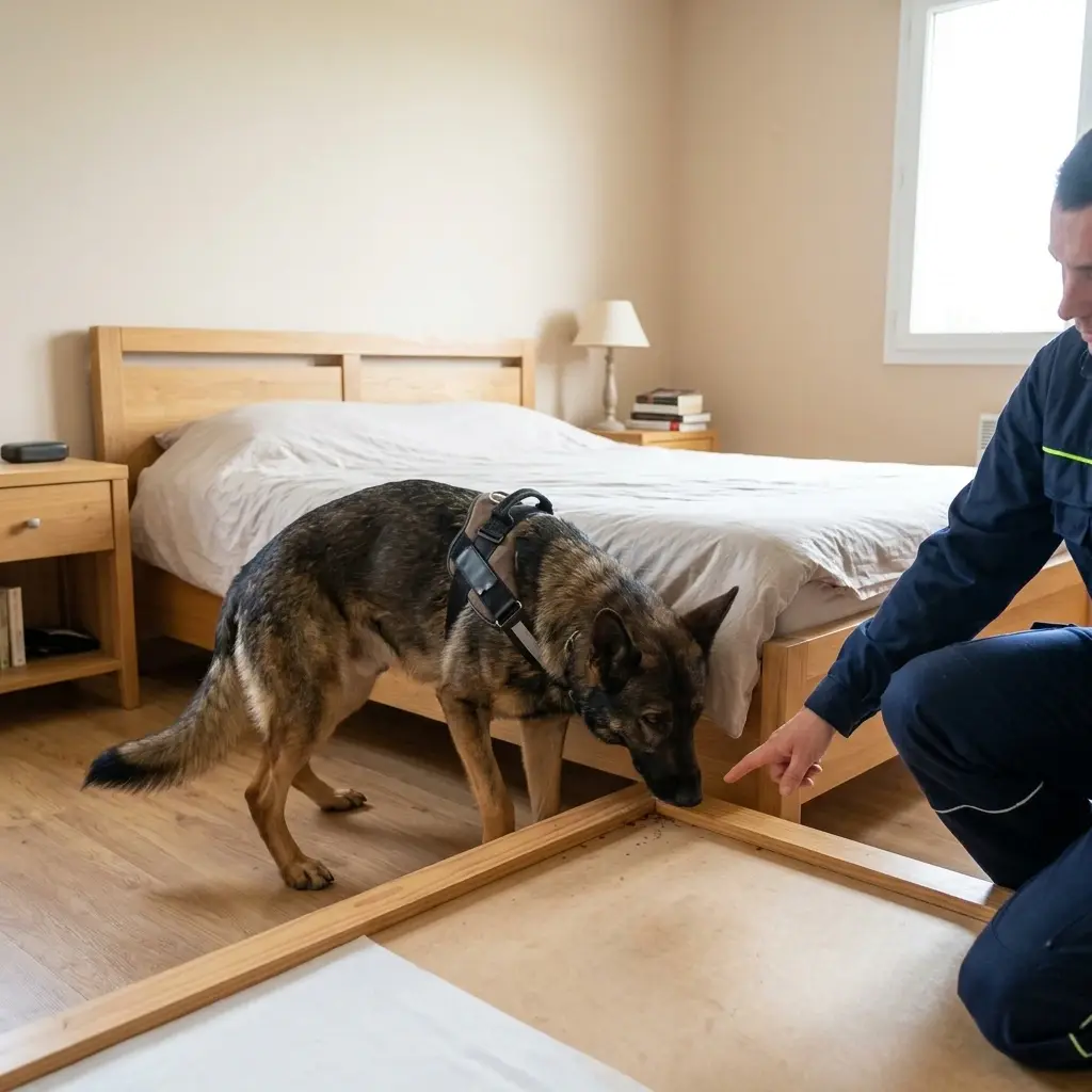 Comment se déroule la détection canine à Fressenneville ?