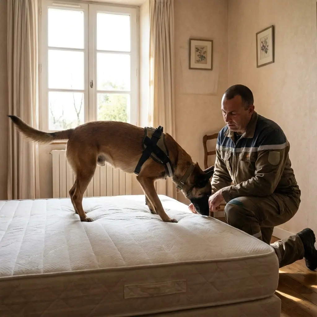 Détection canine punaise de lit Camon (80450)