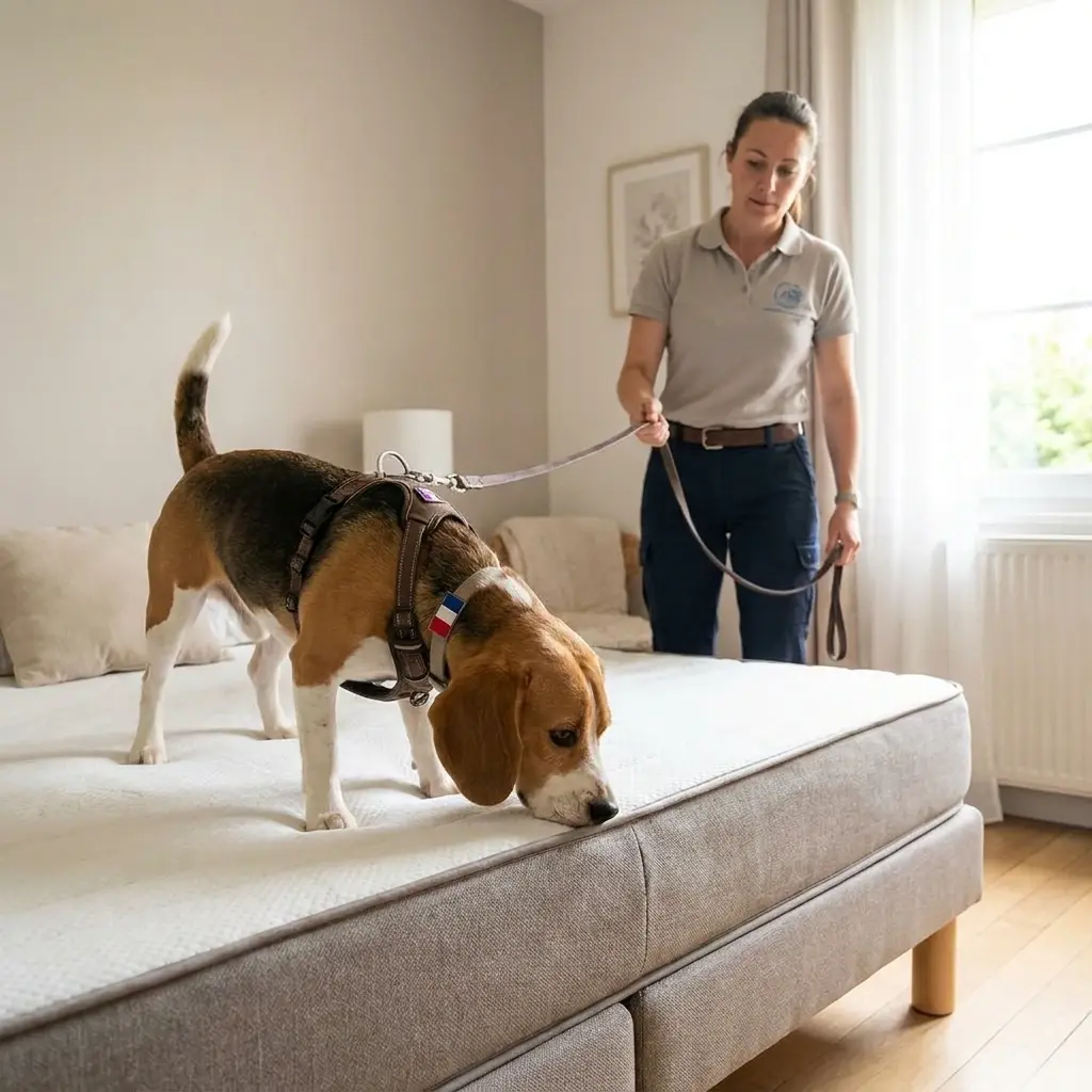 Comment se déroule la détection canine à Ailly-sur-Somme ?