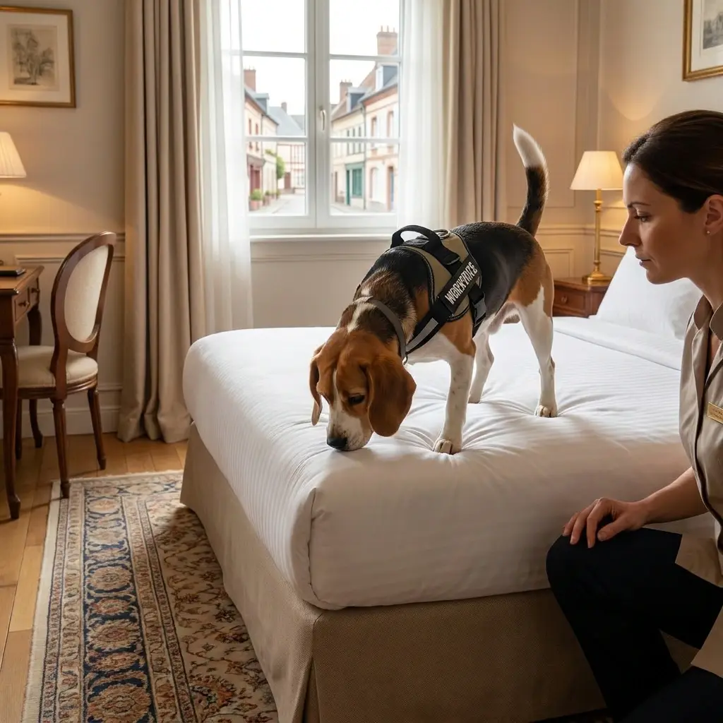 Comment se déroule la détection canine à Saleux ?