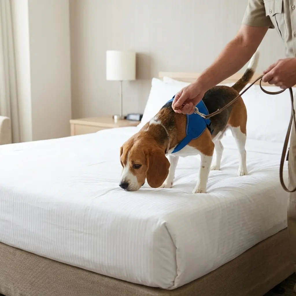 Comment réagir avant l'arrivée du chien détecteur à Raon-l'Étape ?