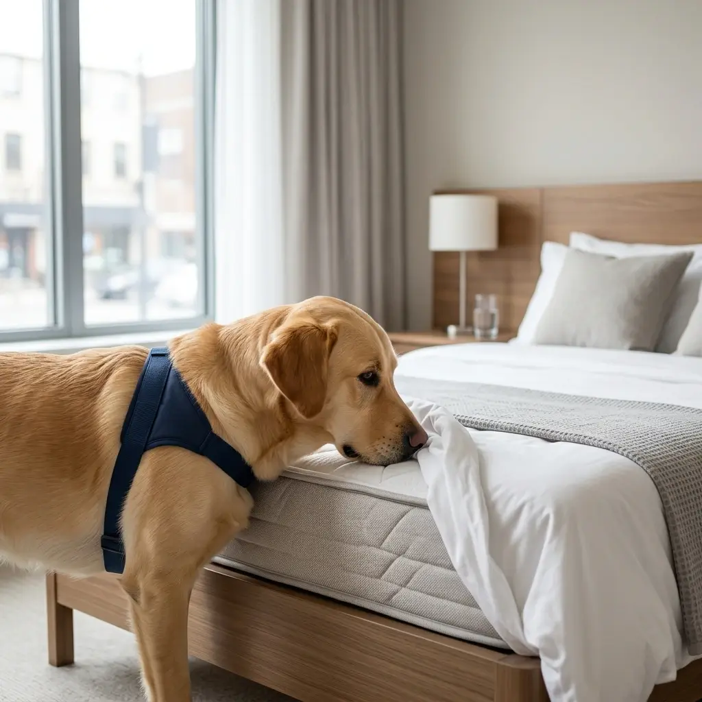 Comment se déroule la détection canine à Raon-l'Étape ?