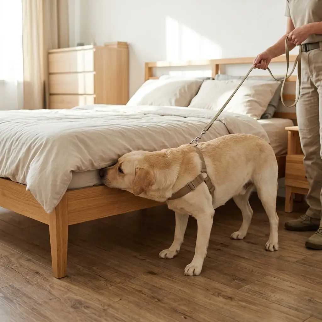 Comment se déroule la détection canine à Saint-Amé ?