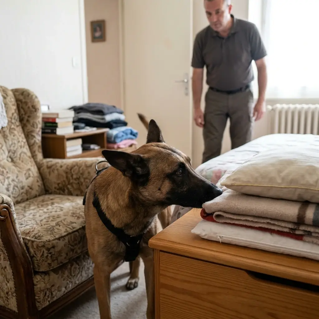 Comment se déroule la détection canine au Thillot ?