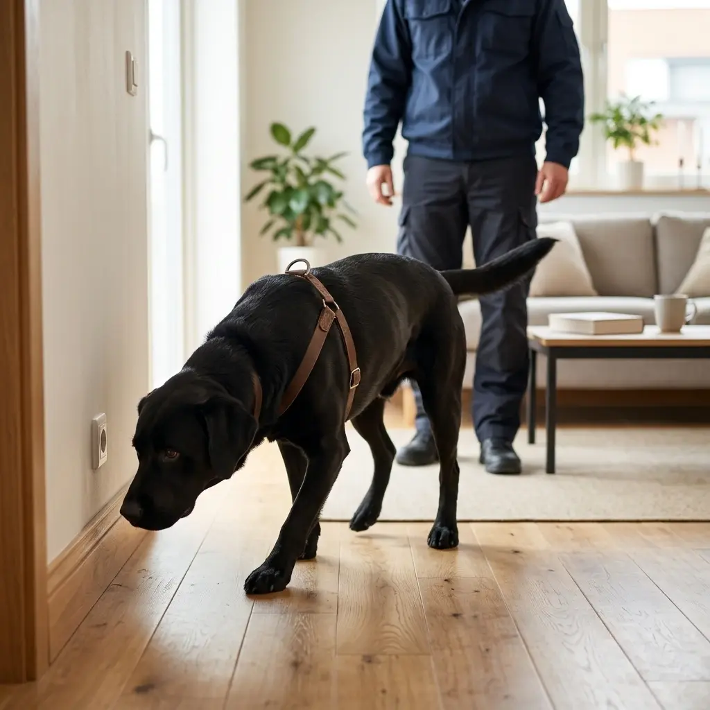 Comment se déroule la détection canine à Saint-Nabord ?