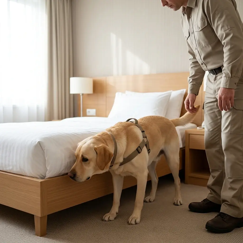 Le déroulement technique de la détection canine