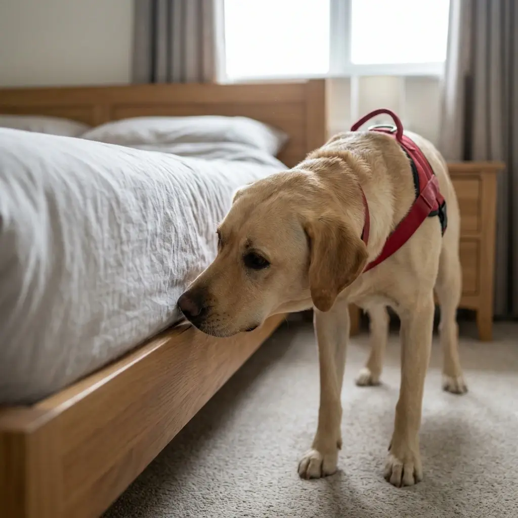 Comment se déroule la détection canine à Moyenmoutier ?