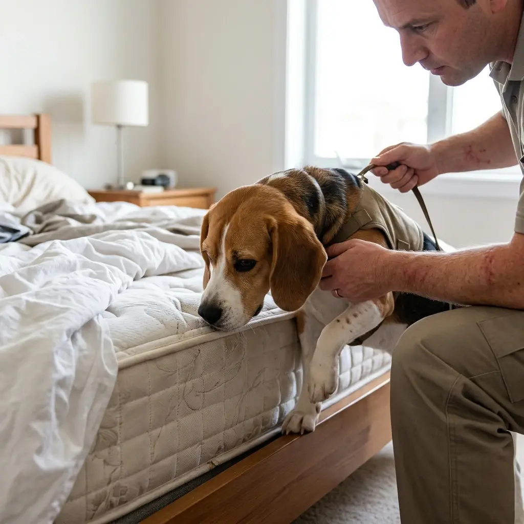 Comment se déroule la détection canine à Anould ?