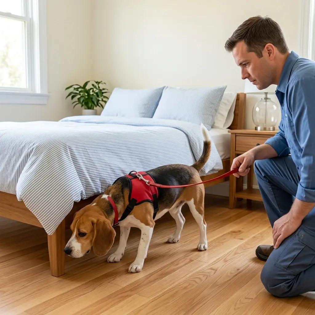 Comment se déroule la détection canine à Vittel ?