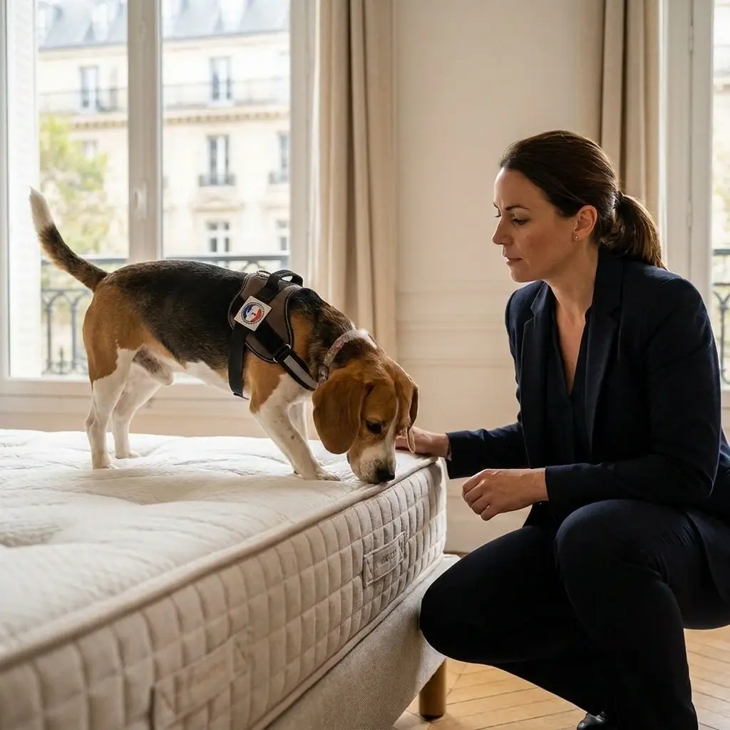 Comment se déroule la détection canine à Lisses ?