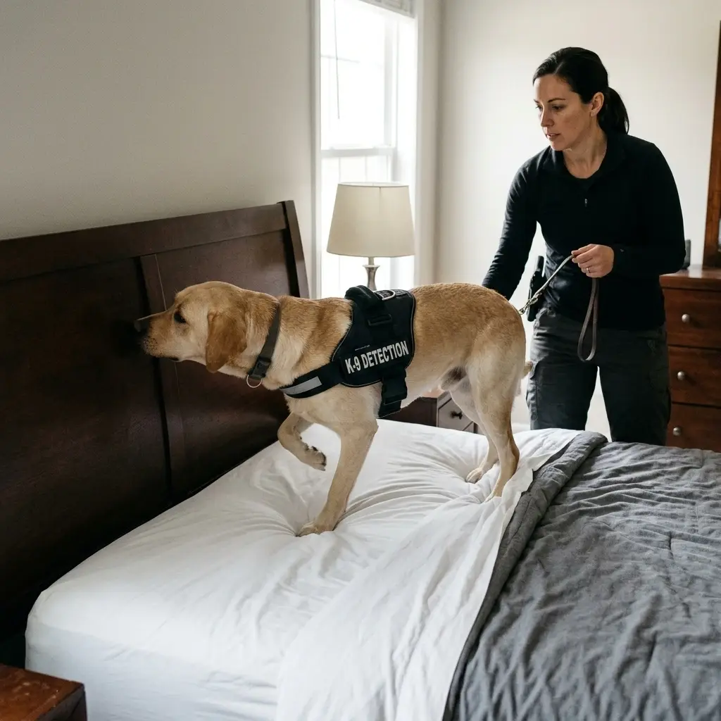 Comment se déroule la détection canine à Palaiseau ?