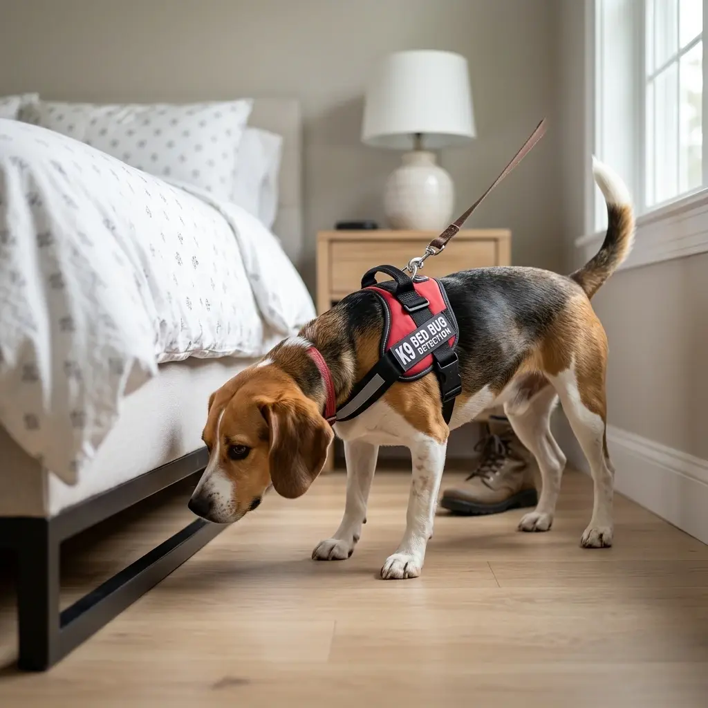 Le fonctionnement de la détection canine sur place