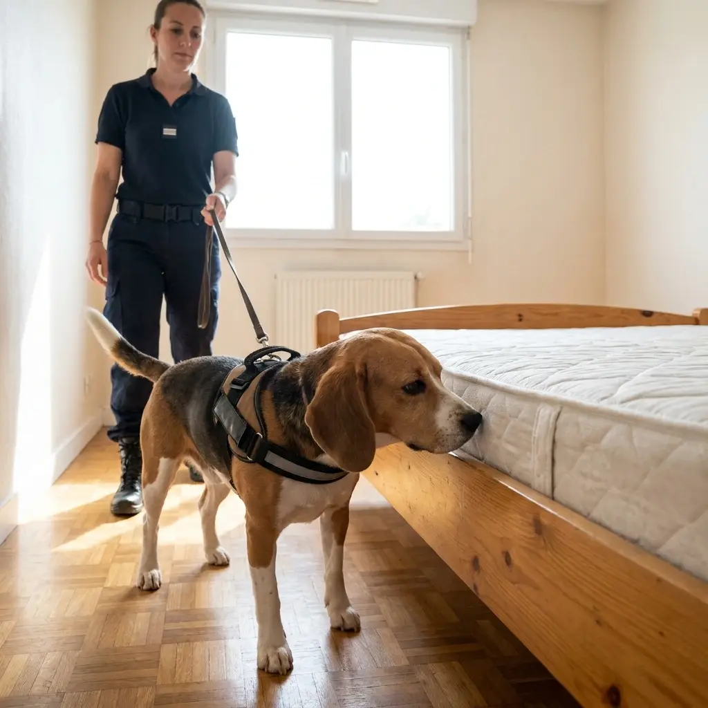Comment se déroule la détection canine à Athis-Mons ?