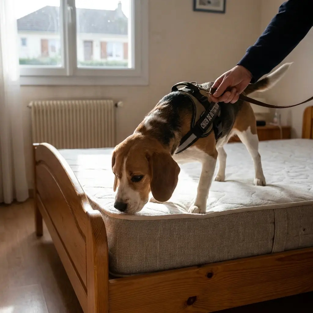Comment se déroule la détection canine à Montgeron ?