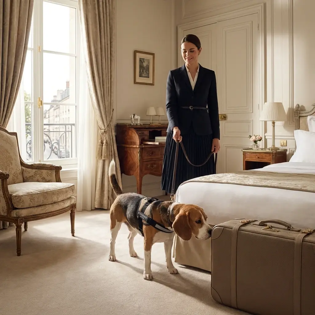 Comment se déroule la détection canine à Saintry-sur-Seine ?