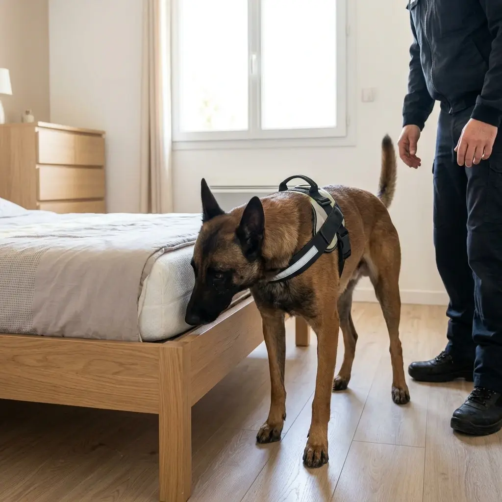 Comment se déroule la détection canine à Saint-Pierre-du-Perray ?