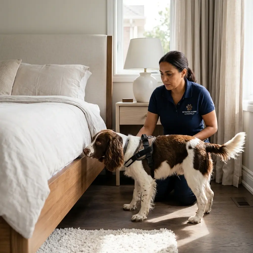 Comment se déroule la détection canine à La Norville ?
