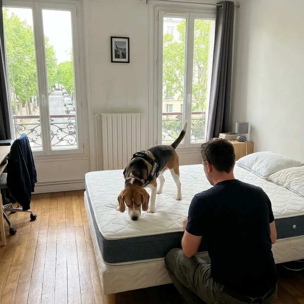 Comment réagir avant l'arrivée du chien détecteur ?
