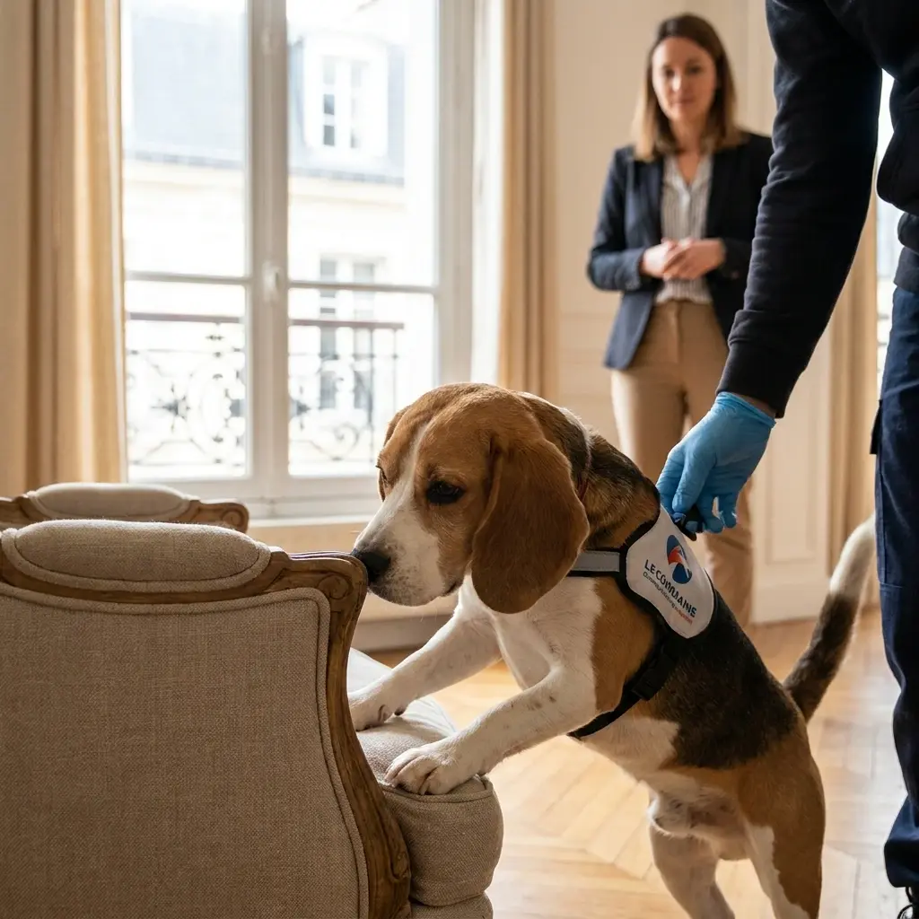 Comment se déroule la détection canine à Morsang-sur-Orge ?