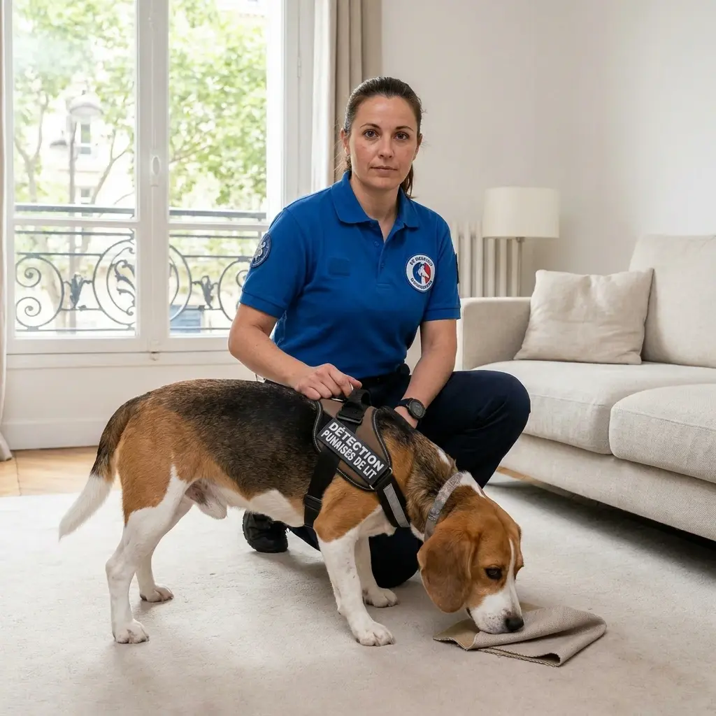 Comment réagir avant l'arrivée du chien détecteur à Orsay ?