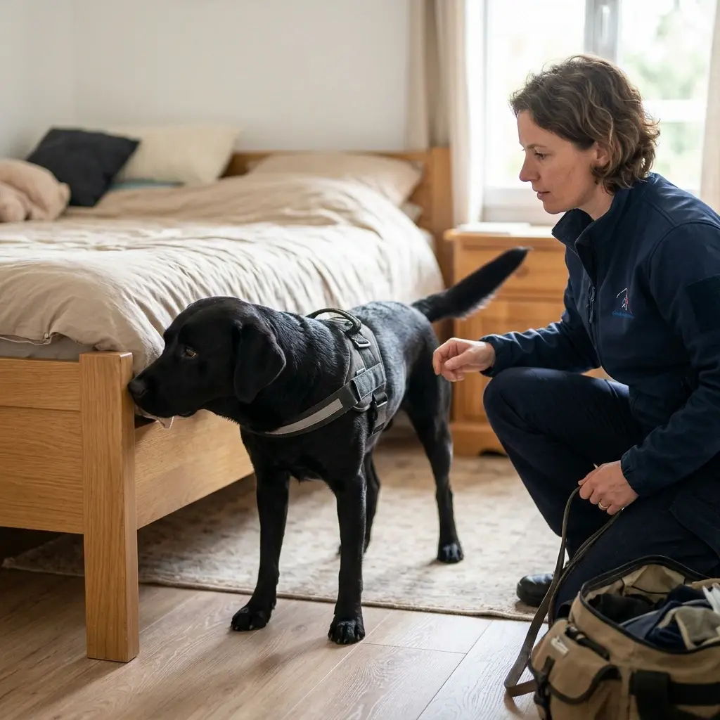 Détection canine punaise de lit Dourdan (91410)