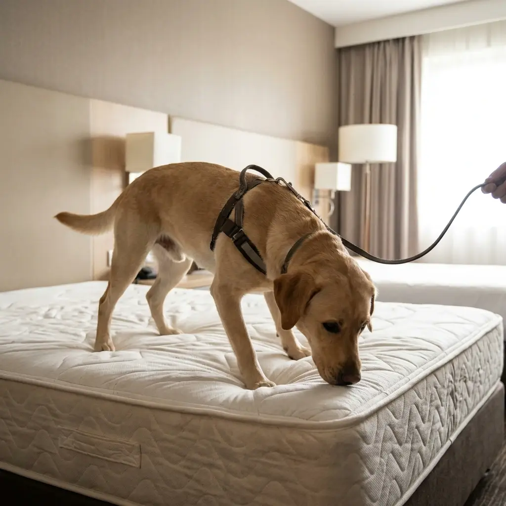 Comment réagir avant l'arrivée du chien expert à Morangis ?