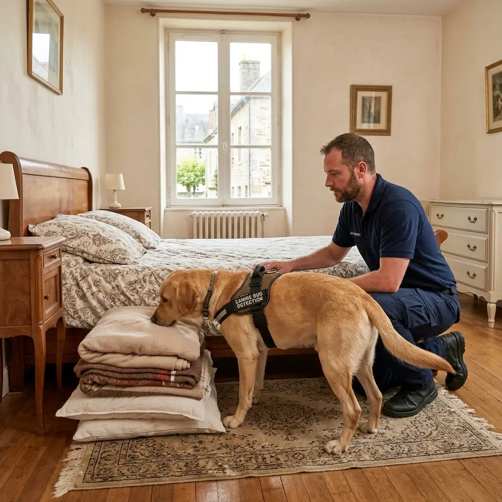 Comment réagir en attendant l'arrivée du chien détecteur ?