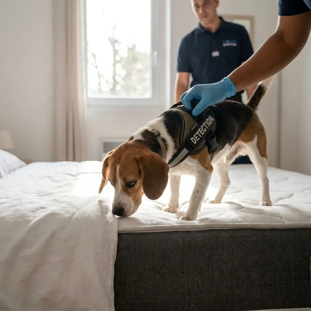 Comment réagir avant l'arrivée du chien détecteur ?