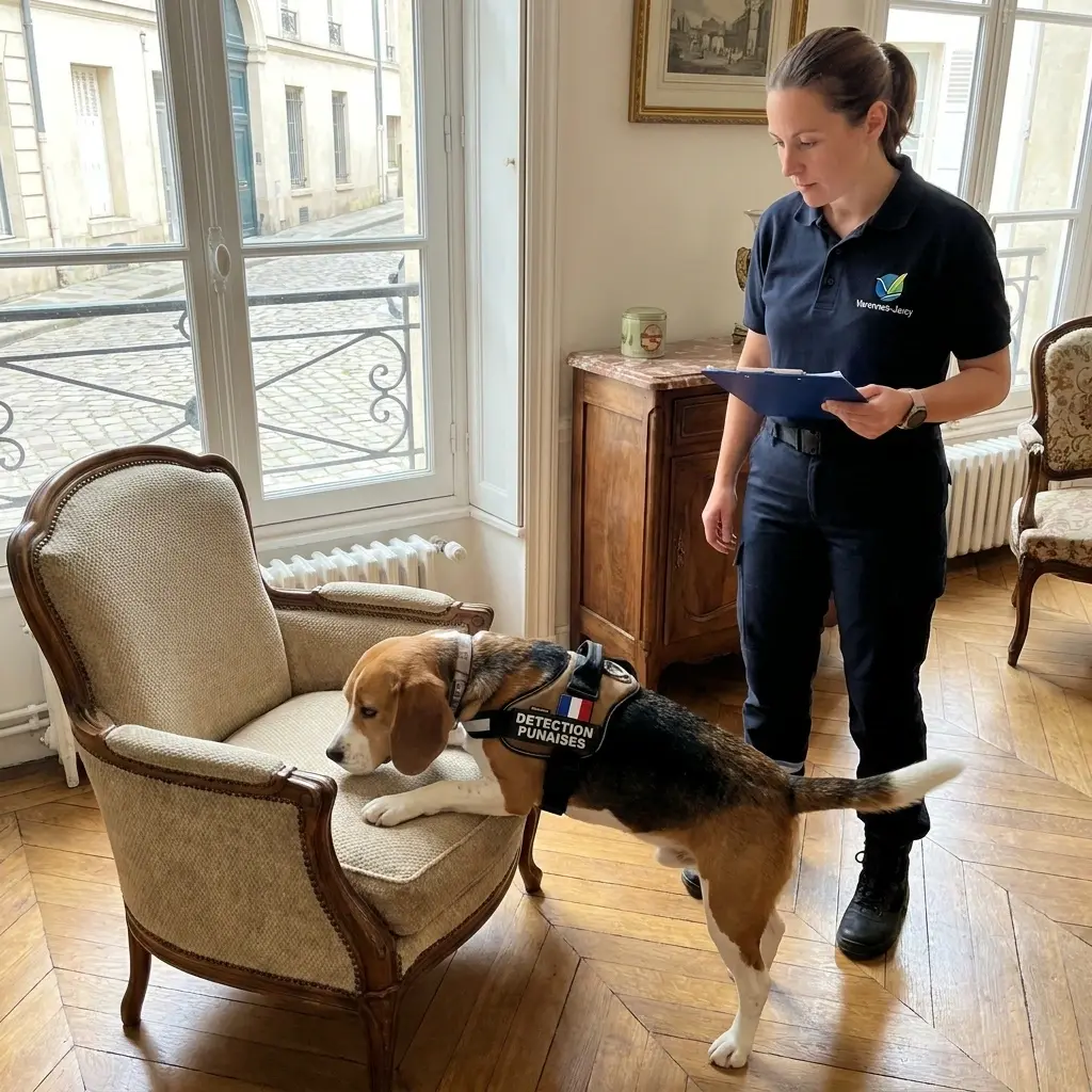 Détection canine punaise de lit Varennes-Jarcy (91480)