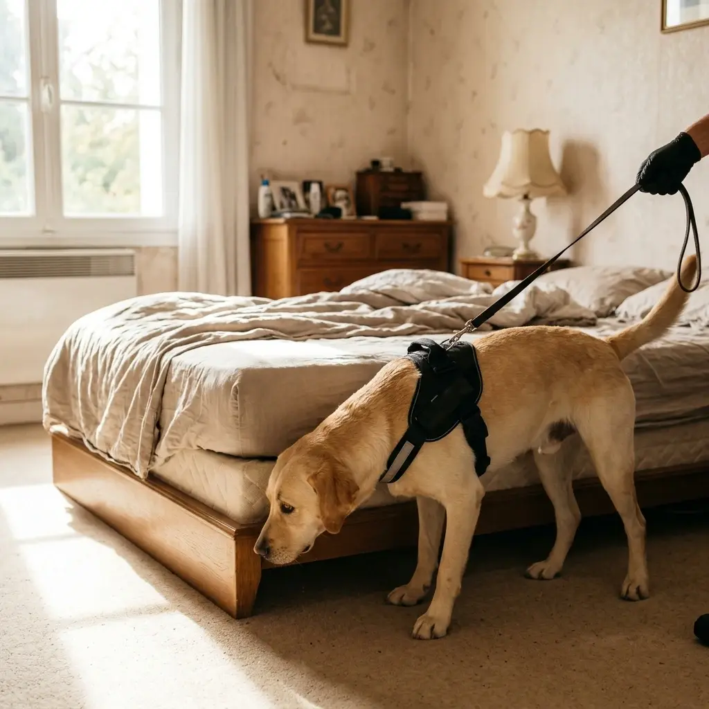 Détection canine punaise de lit Ormoy (91540)