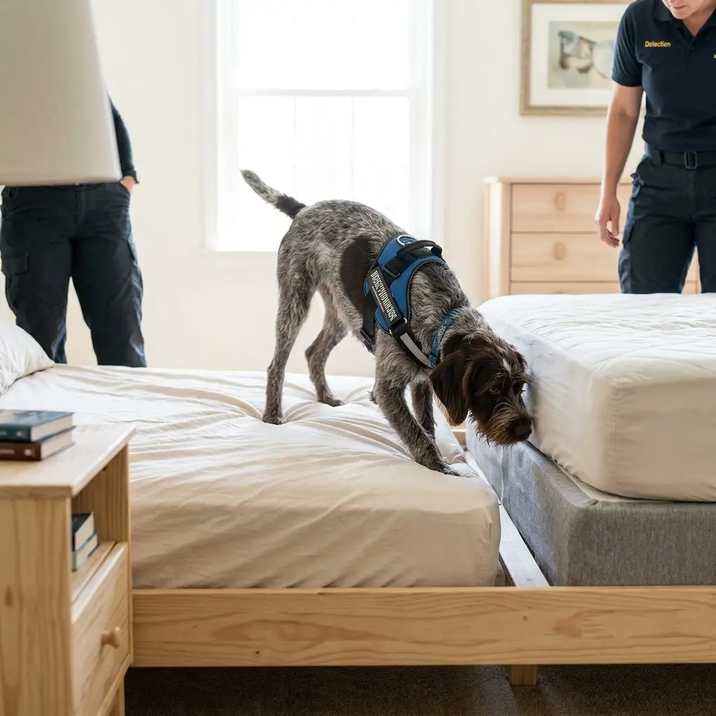 Comment réagir avant l'arrivée du chien détecteur ?