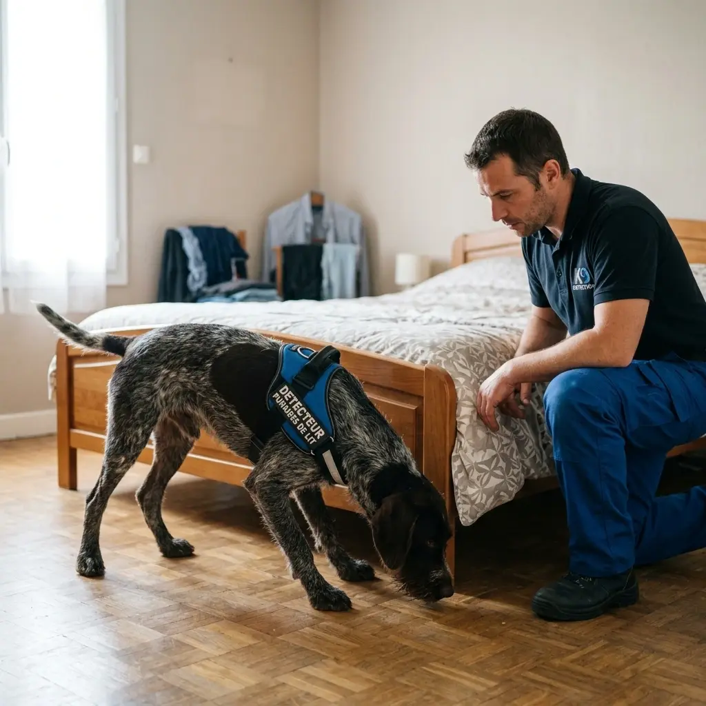 Détection canine punaise de lit Nozay (91620)