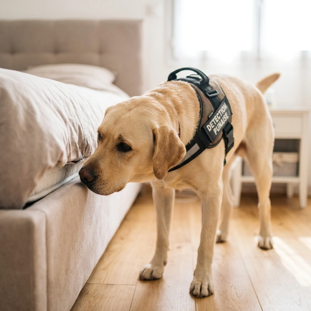 Comment se déroule la détection canine à Marolles-en-Hurepoix ?