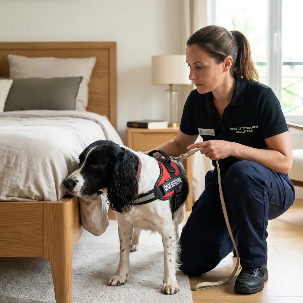 Détection canine punaise de lit Breuillet (91650)