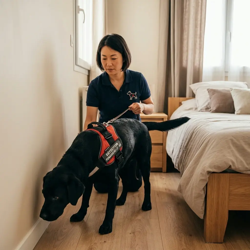 Notre méthode de détection par les chiens