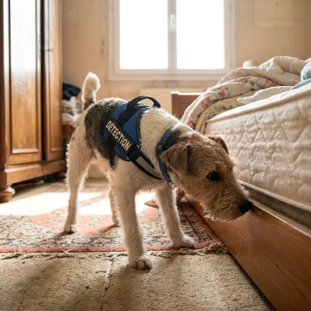 Comment se déroule la détection canine à Sainte-Geneviève-des-Bois ?