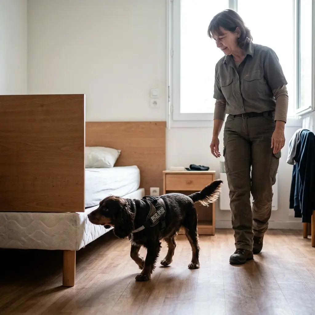 Comment se déroule la détection canine à Villiers-sur-Orge ?