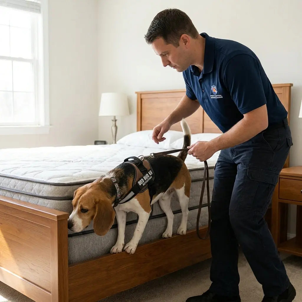 Comment se déroule la détection canine à Pussay ?