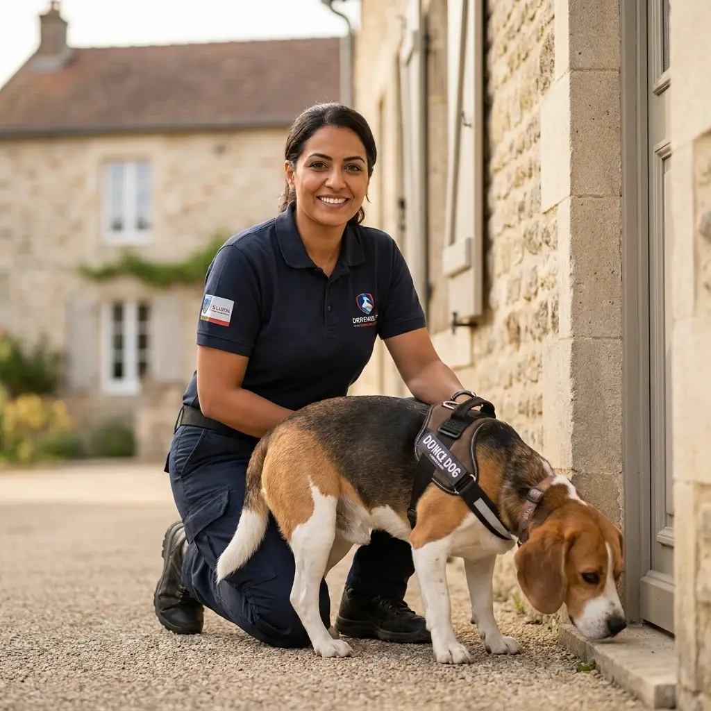 Le fonctionnement de la recherche canine sur place