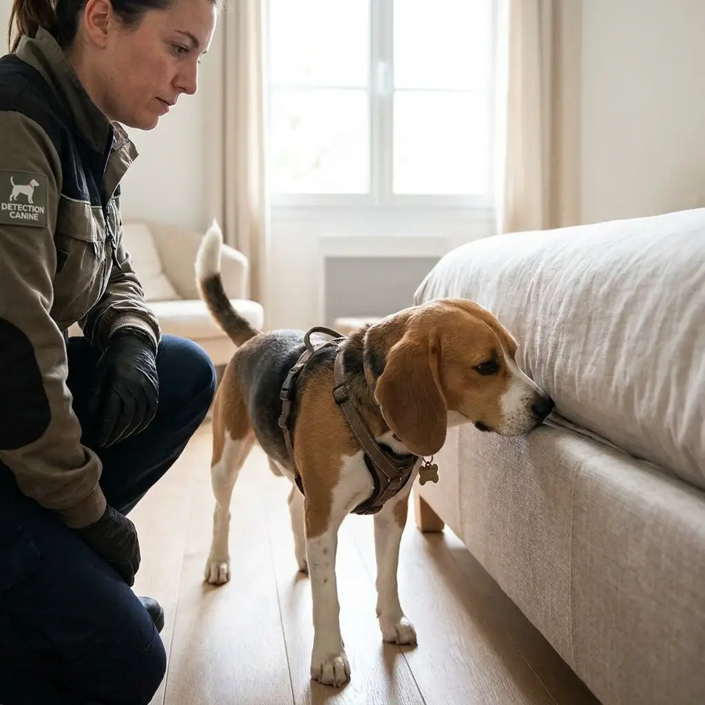 Comment se déroule la détection canine à Itteville ?