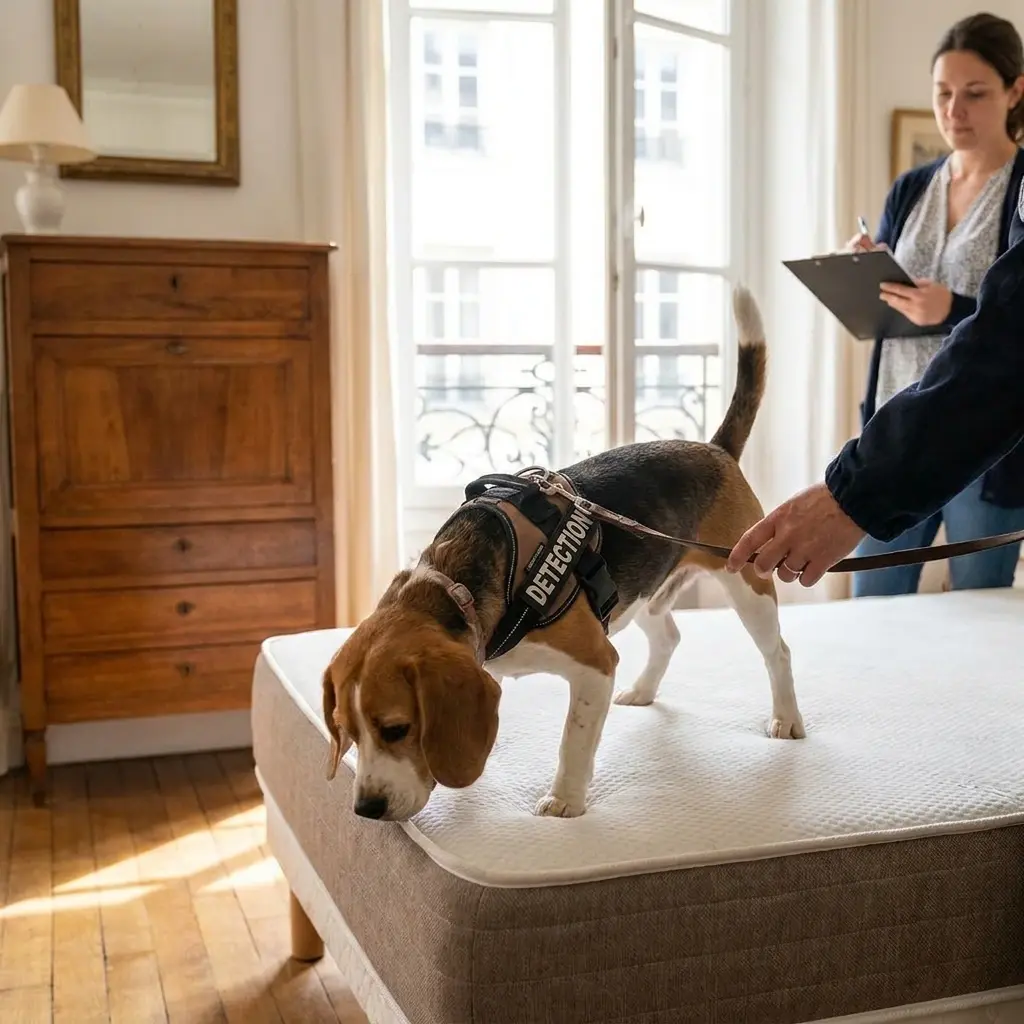 L'efficacité du binôme conducteur et chien renifleur