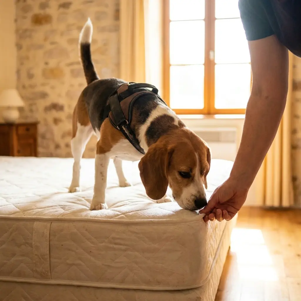 Besoin d'un chien détecteur à Saint-Vrain ?