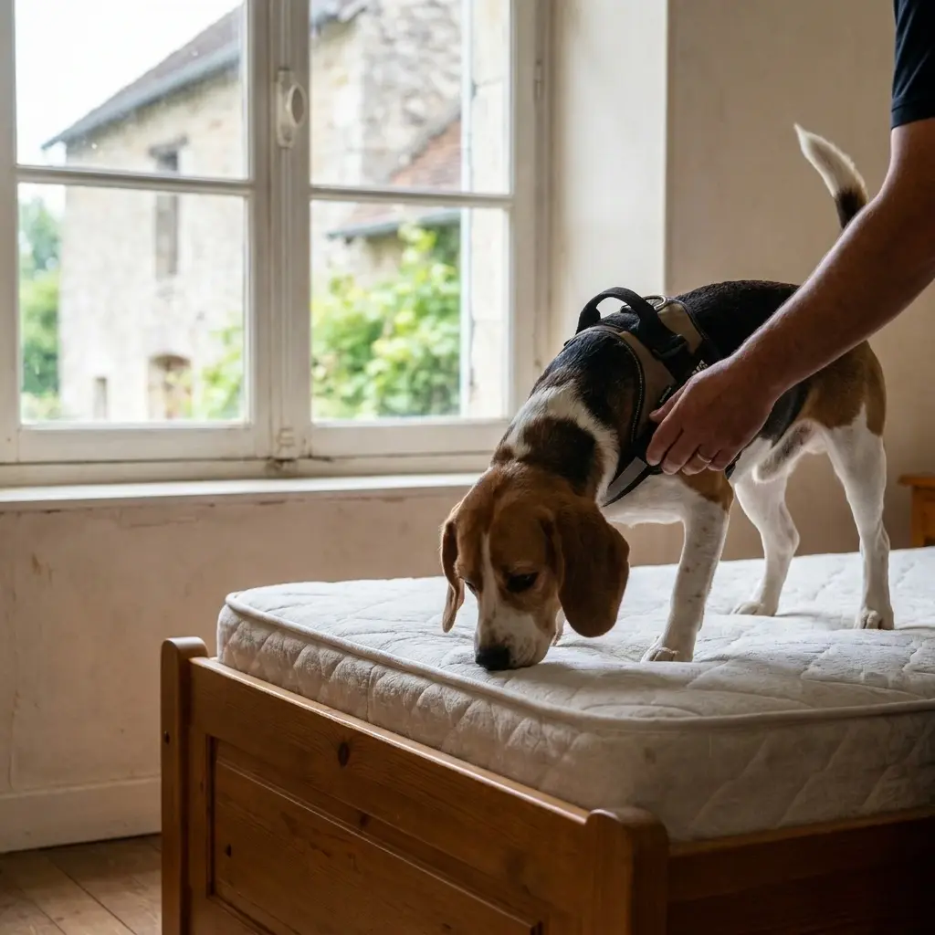Comment se déroule la détection canine à Saint-Vrain ?