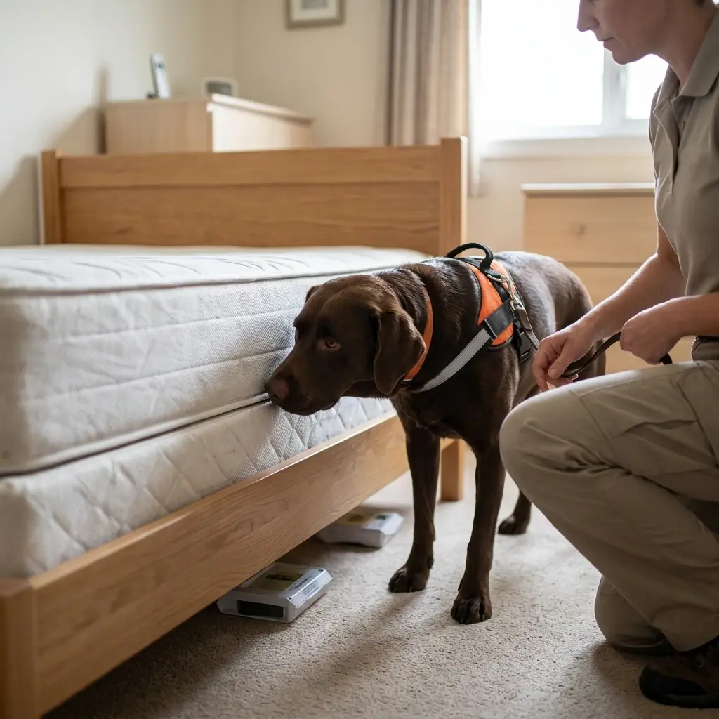 Comment se déroule la détection canine à Boussy-Saint-Antoine ?
