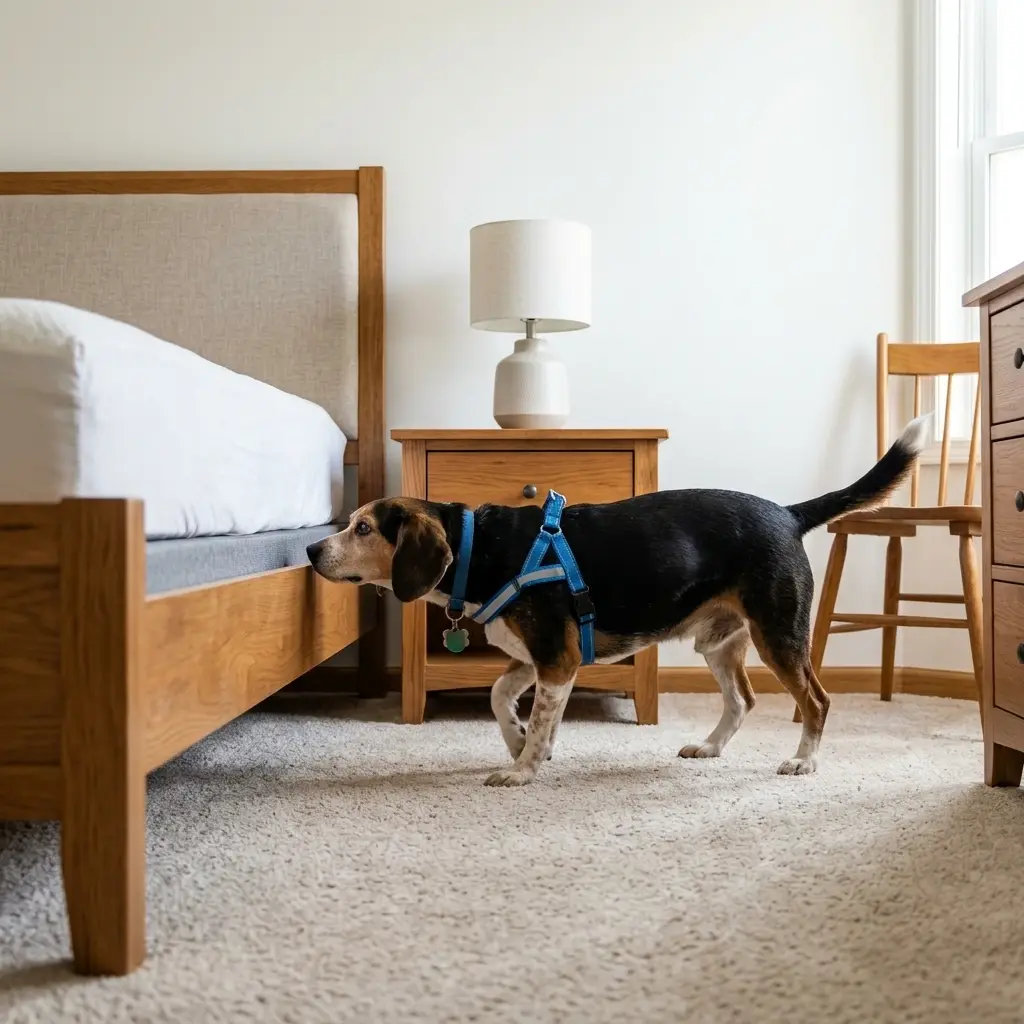 Le fonctionnement de la détection canine sur place