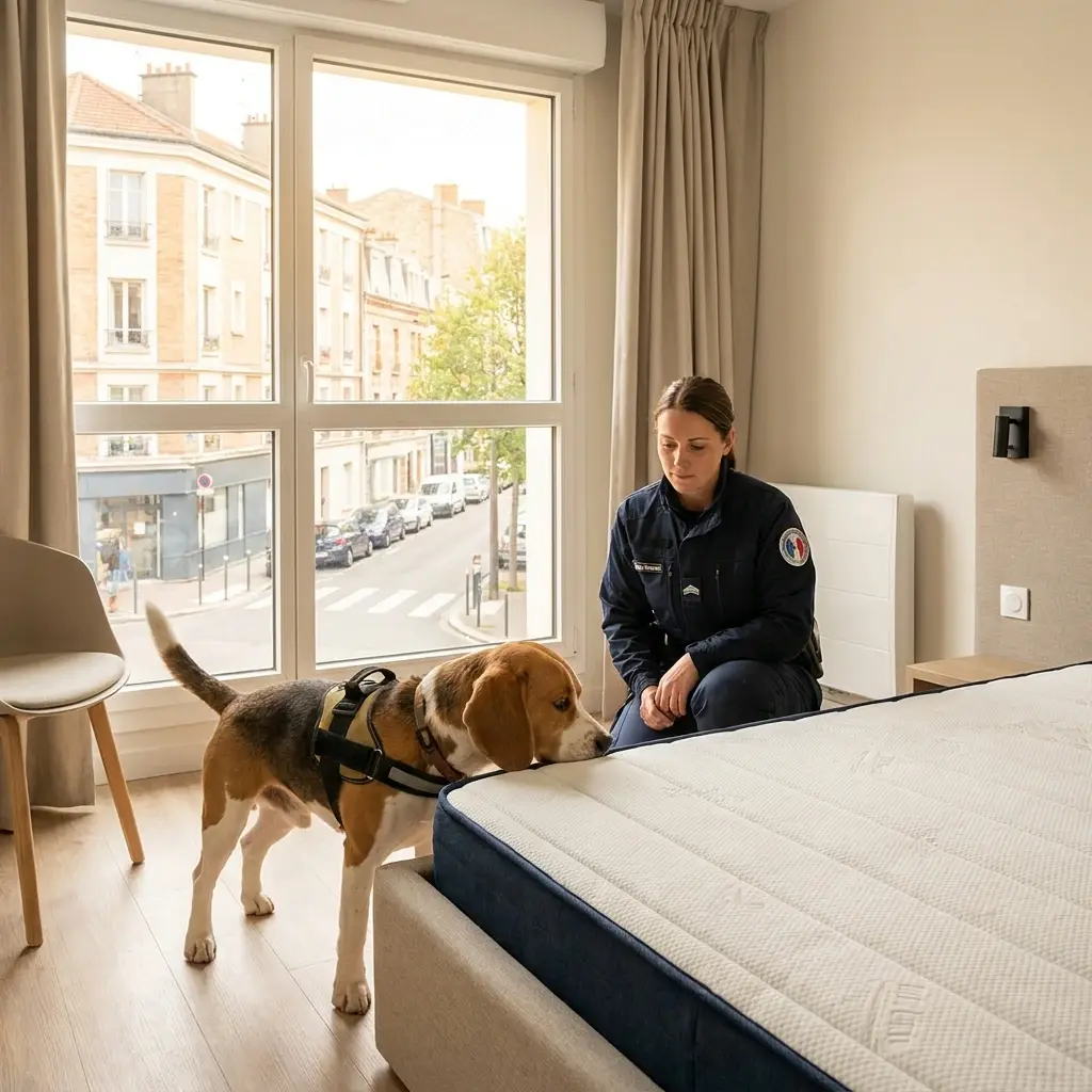 Comment réagir avant l'arrivée du chien détecteur à Suresnes ?