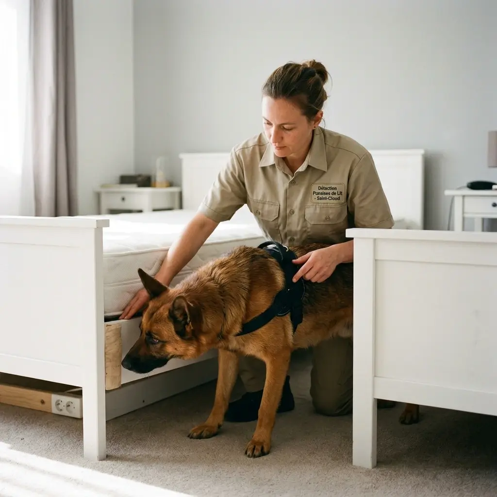Comment se déroule la détection canine à Saint-Cloud ?