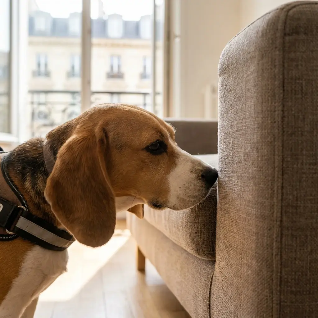 Comment se déroule la recherche canine à Malakoff ?