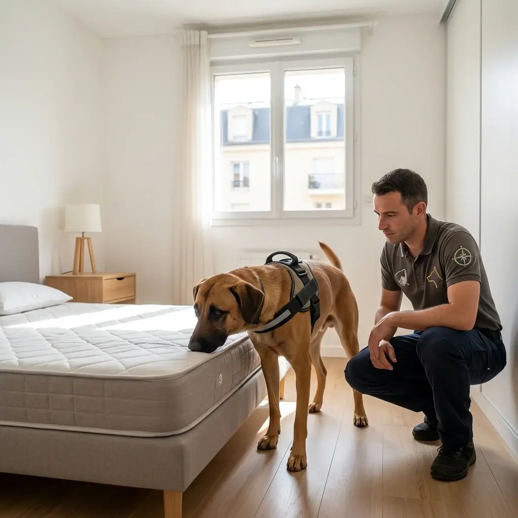 Comment se déroule la détection canine au Plessis-Robinson ?